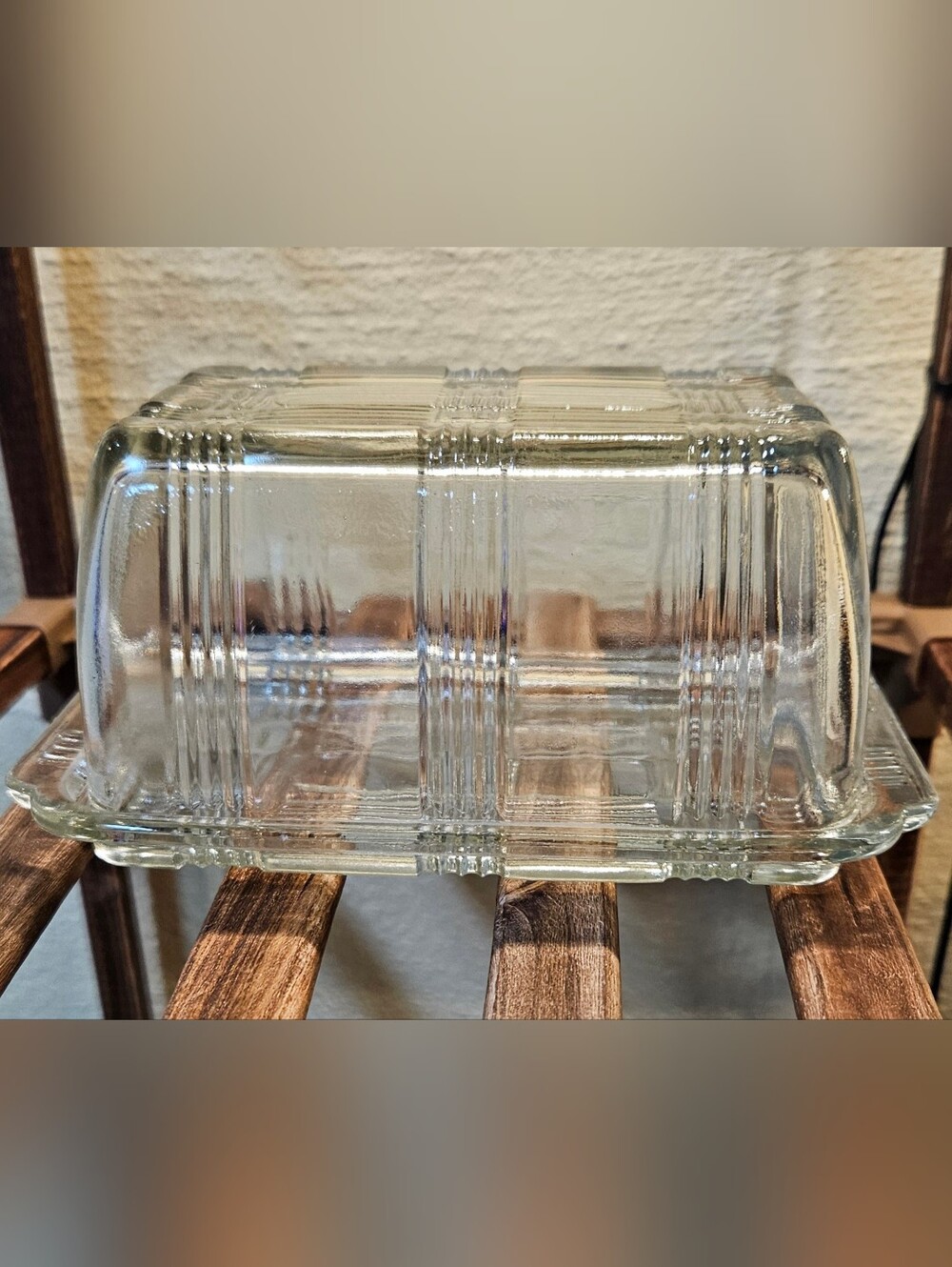 Criss Cross Butter/Cheese Dish